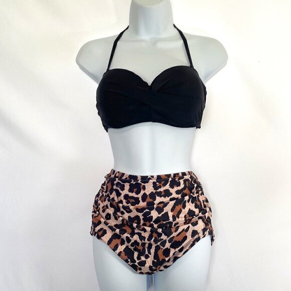 2 Piece Cheetah Bikini - Picture 1 of 10